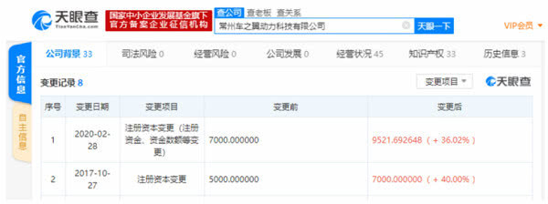 繼續(xù)加注,理想汽車電池工廠注冊(cè)資本上調(diào)至9500萬元
